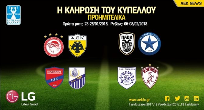 Η προϊστορία του ΑΕΚ – Ολυμπιακός στο Κύπελλο - AEK1924.gr