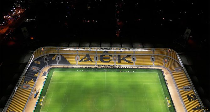 Νυχτερινή μαγεία! Το γήπεδο της ΑΕΚ… με τα φώτα ανοιχτά (VIDEO) - AEK1924.gr